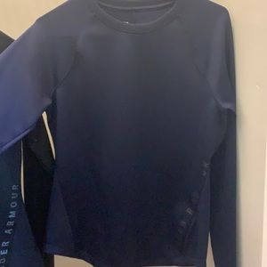two under armor athletic shirts